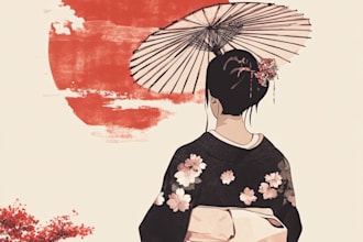 create japanese style for tshirt