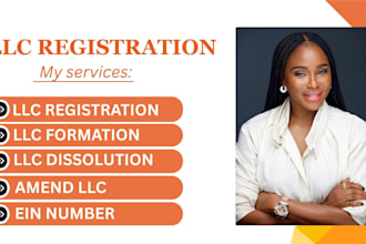 us llc registration, llc formation, dissolve llc, reinstate llc, get ein, dba