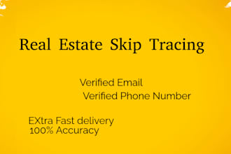 do real estate skip tracing