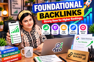 build high quality foundational backlinks for your website