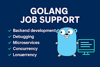 support you with golang tasks, microservices, and backend problem solving