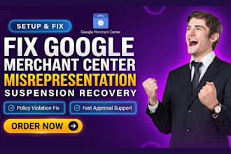 fix google merchant center gmc suspension fix merchant center misrepresentation