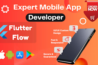 be building mobile app development as flutter developer mobile app development