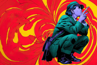 create amazing vintage  comics artwork illustration