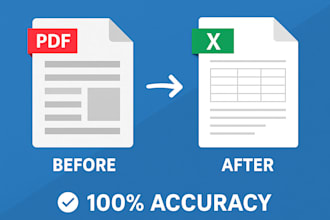 convert your PDF to excel, word, CSV