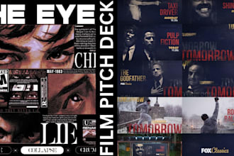 design film pitch deck presentation, movie pitch deck, tv series pitch deck