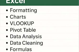 clean, format, merge, split excel data