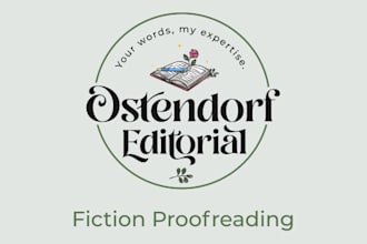 proofread your fiction manuscript