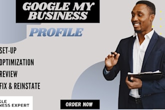 setup, optimize, skyrocket, reinstate and fix suspended gmb profile