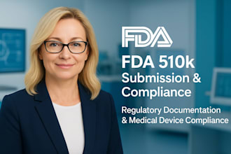 prepare fda 510k submission, regulatory documentation, device compliance files