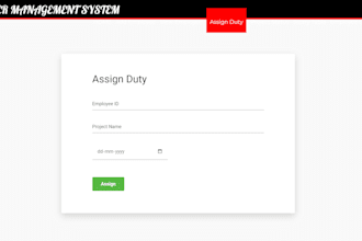 create a web site as per your requirement