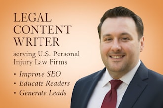 write your law firm personal injury website pages