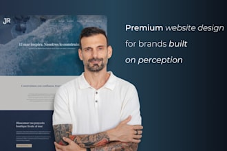 design premium wordpress websites focused on brand perception