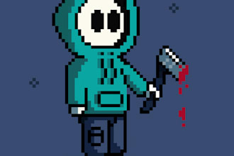 do pixel art illustrations