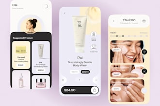 custom mobile app for beauty brands, wig stores, skincare and hair businesses