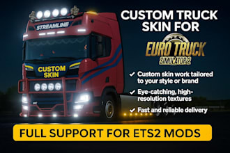edit fix or create custom ets2 ats mods tracks holland style and liveries