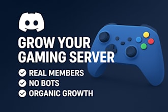 grow and advertise your discord server with real active members
