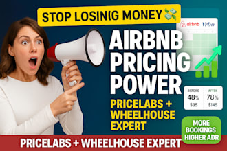 optimize airbnb pricing with pricelabs, wheelhouse, vrbo pricing strategy