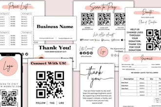 create custom qrcode design with your logo, business card qrcode, website qrcode