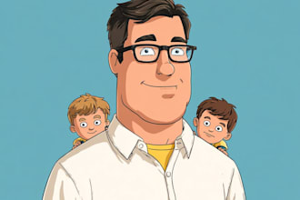 create your custom family guy style portrait