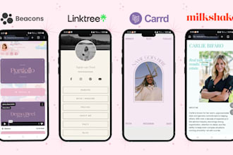 create your custom link in bio page for your brand