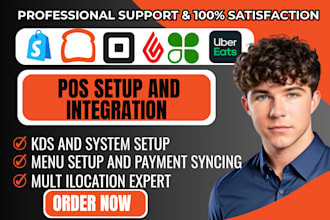 do toast pos setup, square pos, clover and lightspeed pos integration