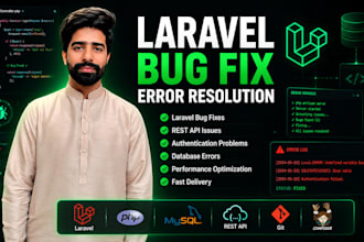 fix laravel bugs, errors and issues professionally