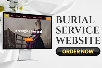 design burial service website mortuary funeral memorial website forevermissed