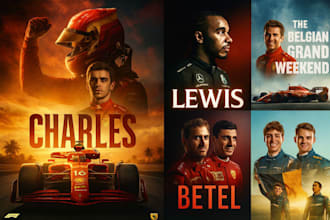 create racing and sports car flyers, banners, and posters