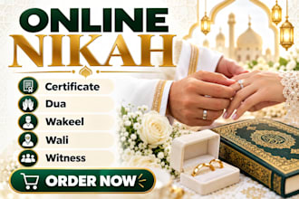 do your professional online nikah imam witness
