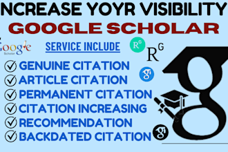increase your google scholar citation in a top index journal