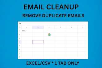 remove duplicate emails from your excel or CSV