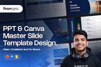 design master template for powerpoint canva or google slides