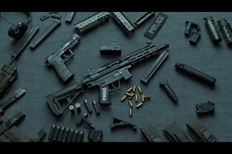 create custom 3d models and game ready assets