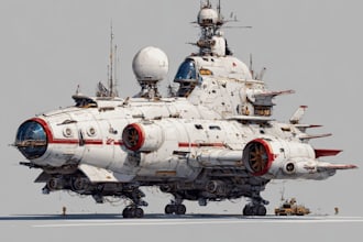 do sci fi spaceship design