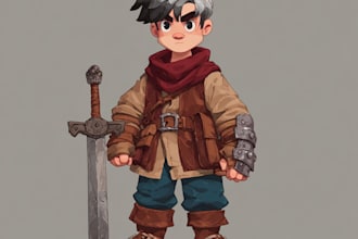 2d game character or 2d game character