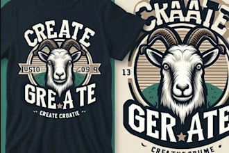 create high quality farm goat logo