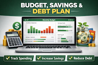 create a personalized budget, savings, and debt payoff plan
