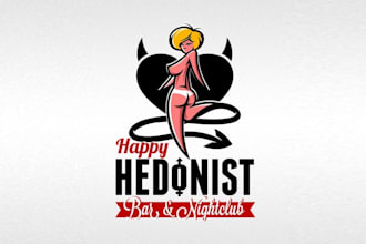 design best quality bar and night club logo