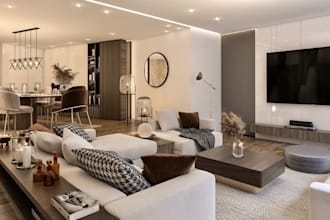 recreate basement interior design,apartment rendering,floor plan,3d house layout