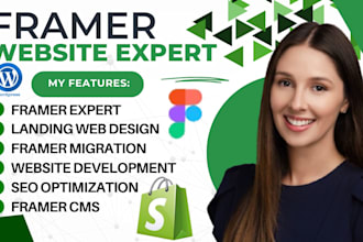 design, redesign, transfer, migrate, wordpress, wix, webflow, framer website
