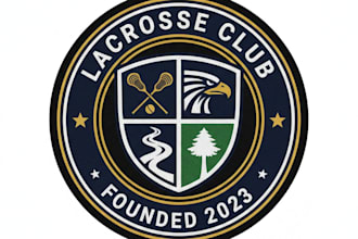 design a professional lacrosse logo for your team or brand