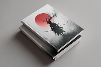 design fantasy and minimal book and ebook cover