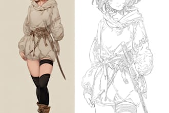 draw your favorite manga, anime or roleplaying characters