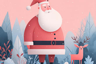design christmas themed illustration