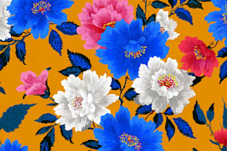 design seamless pattern, textile prints, floral patterns