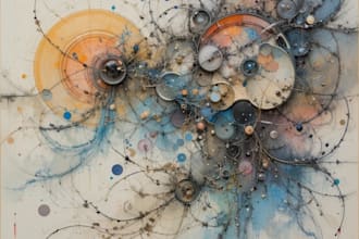 custom abstract oil painting unique wall art hand painted