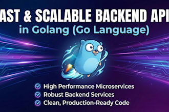 be your expert golang or go backend developer and