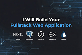 build fullstack web app with nextjs, express, and postgresql