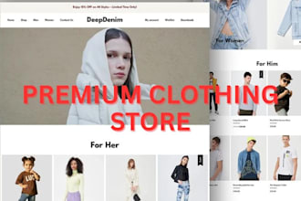 shopify fashion store design